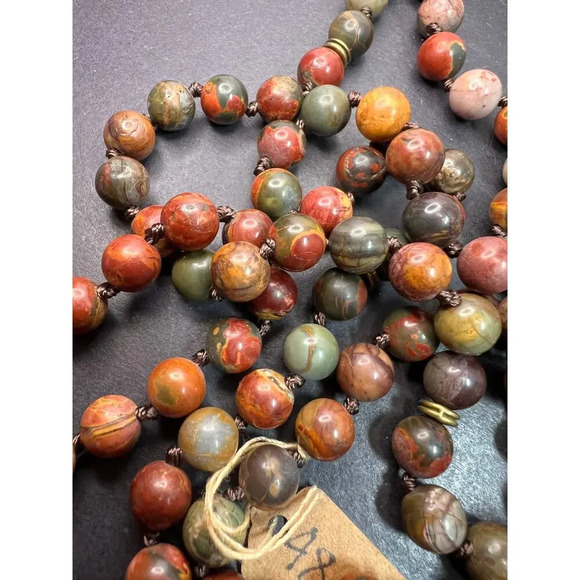 Cherry creek jasper mala necklace - Picture 10 of 10